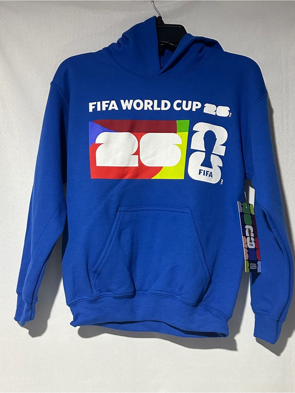 World Cup 26 Blue Graphic Hoodie